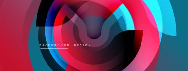 Soyut renkli katmanlar dinamik akış şekilleri yaratır. Pembe, mavi, siyah, turkuaz harmanlanmış. Modern tasarım ögesi.