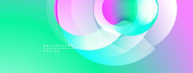 Soyut sıvı şekiller, canlı renklerin karışımı. Modern tasarım, gradyan arka plan dinamik görsel efekt yaratır. Minimalist kompozisyon.