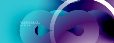 Soyut sıvı şekiller, canlı renklerin karışımı. Gradyan arka plan dinamik görsel efekt yaratır. Dijital projeler için modern tasarım ögesi.