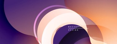 Soyut akışkan şekiller, mor renkler baskın. Gradyan katmanlı modern tasarım dinamik görsel efekt yaratır. Minimalist kompozisyon.