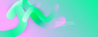 Soyut sıvı şekilleri canlı renkleri harmanlar. Turkuaz, pembe, mor dinamik arkaplan tasarımı yaratır. Modern estetik.