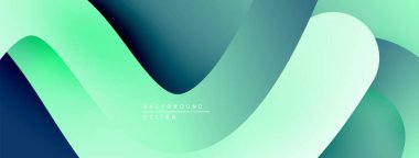 Soyut sıvı şekiller, canlı deniz mavisi renkleri, modern tasarım. Minimalist kompozisyon, pürüzsüz gradyanlar dinamik görsel akış oluşturur.