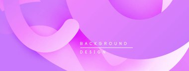 Soyut mor arkaplan. Akan şekiller dinamik görsel efektler yaratır. Dijital projeler için modern tasarım.