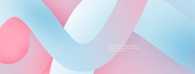 Soyut sıvı şekiller, pastel renklerin karışımı. Yumuşak kıvrımlar dinamik bileşim yaratır. Arkaplan tasarımı ögesi, modern estetik.