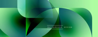 Soyut sıvı şekilleri, yeşil renkler baskın. Modern tasarım, pürüzsüz eğimler dinamik kompozisyon yaratır. Minimalist estetik, arka plan dokusu görünür.