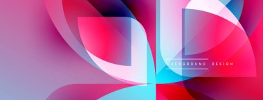 Soyut sıvı şekiller, canlı renklerin karışımı. Modern tasarım, gradyanlar dinamik görsel efekt yaratır. Arkaplanda üst üste binen katmanlar.