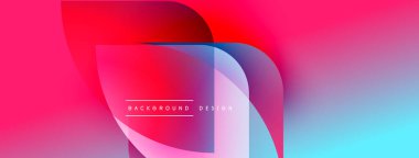 Soyut, enerjik bir arkaplan. Sıvı şekiller pembe, mavi, kırmızı renkleri harmanlıyor. Dijital projeler için modern tasarım ögesi.