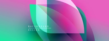 Soyut gradyanlar çakışıyor ve canlı bir görsel etki yaratıyor. Modern tasarım elementleri dinamik bileşim öneriyor. Metin arkaplan tasarımı okur.