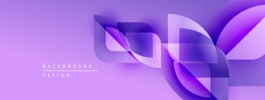 Soyut mor tasarım akışkan şekiller, gradyanlar içerir. Dijital projeler ve sunumlar için modern arkaplan uygun.