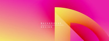 Değişken bir arkaplan. Pembe, sarı renkler düzgün bir şekilde harmanlanır. Metin, arkaplan dizaynının biçimli olduğunu okuyor. Modern estetik.