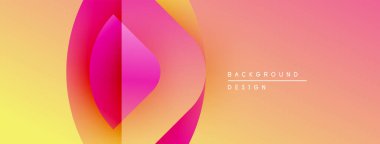 Soyut eğim arkaplanı. Pembe, sarı renkler düzgün bir şekilde harmanlanır. Dijital projeler için modern tasarım öğesi. Basit, canlı kompozisyon.