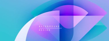 Soyut arka plan akış şekilleri, canlı maviler, morlar, gradyanlar. Metin arka plan tasarımı okur. Modern, dinamik kompozisyon.
