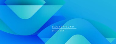 Soyut mavi eğimler akan şekiller yaratır. Modern tasarım elementleri dinamik hareketi, pürüzsüz geçişleri öneriyor. Minimum metin arkaplan tasarımı okur.