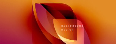 Soyut enerjik tasarım. Turuncu, kırmızı renkler düzgün bir şekilde harmanlanır. Modern geometrik şekiller dinamik görsel etki yaratır. Metin arkaplan tasarımı okur.