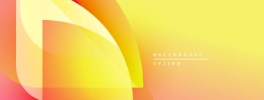 Soyut eğim arkaplanı. Sarı, turuncu renkler düzgün bir şekilde harmanlanır. Modern tasarım elementleri dinamik görsel efekt yaratır. Minimalist stil.