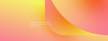 Soyut eğim arkaplanı. Sıcak renkler karışıyor, pürüzsüz geçişler yaratıyor. Metin kaplamalı minimalist tasarım. Modern estetik.