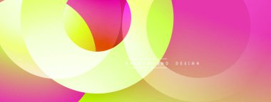 Soyut renkli katmanlar örtüşüyor ve canlı ve pürüzsüz gradyanlar yaratıyor. Arkaplan ve sunumlar için modern tasarım ögesi.