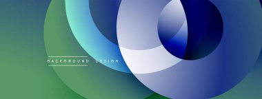 Soyut sıvı şekilleri örtüşür ve canlı renk değişimleri yaratır. Modern tasarım pürüzsüz geçişler içerir, havalı tonlar kompozisyona hakim olur.