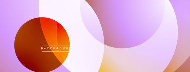 Soyut arkaplan özellikleri üst üste biniyor. Yumuşak eğimler modern, minimalist estetik yaratır. Renkler arasında turuncu, pembe, mor.