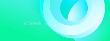 Soyut turkuaz eğimleri akışkan şekiller oluşturur. Modern tasarım hareketi, enerjiyi, temiz estetiği öneriyor. Dijital projeler için minimalist arkaplan ideali.