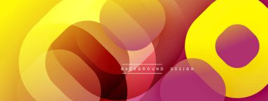 Soyut renkli katmanlar dinamik görsel efekt yaratır. Sıcak tonlar kompozisyona hükmediyor, enerji ve hareket izlenimi veriyor. Modern tasarım ögesi.