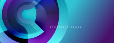 Soyut akışkan şekiller, canlı mavi mor gradyanlar. Modern tasarım elementleri dinamik görsel efekt yaratır. Yumuşak geçişler, katmanlı biçimler.