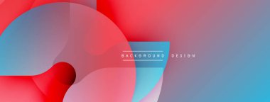 Soyut sıvı şekiller, canlı renklerin karışımı. Kırmızı, mavi, mor renkler modern arkaplan tasarımı yaratır. Minimalist metin mevcut.