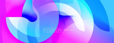 Soyut sıvı şekiller, canlı renklerin karışımı. Modern tasarım, pürüzsüz eğimler dinamik kompozisyon yaratır. Arkaplanda metin arkaplan tasarımı.