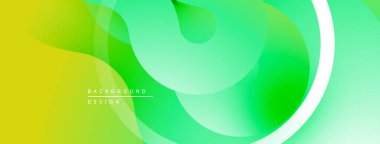 Soyut sıvı şekilleri, canlı yeşil sarı gradyan. Modern tasarım, pürüzsüz geçişler, dinamik kompozisyon. Minimalist estetik, temiz arkaplan.