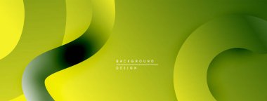 Soyut sıvı şekilleri, canlı sarımsı gradyan. Modern tasarım, pürüzsüz kıvrımlar dinamik bileşim yaratır. Minimalist arkaplan dokusu.