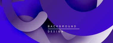 Soyut sıvı şekiller, canlı mor renkler, modern tasarım. Minimalist kompozisyon dinamik görsel etki yaratır. Arkaplan pürüzsüz eğimlere sahiptir.