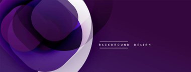 Soyut mor tasarım akışkan şekiller, gradyanlar içerir. Sancaklar ve sunumlar için modern arka plan uygun. Zarif, dinamik kompozisyon.