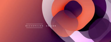 Soyut sıvı şekilleri örtüşür ve canlı bir arkaplan oluşturur. Modern tasarım elementleri dinamik bileşimi önerir.