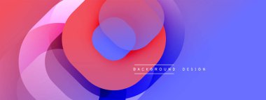 Soyut renkli katmanlar dinamik görsel efekt yaratır. Gradyan gölgeler harmanlanarak modern tasarım elementi oluşturur. Yumuşak kıvrımlar hareketi, derinliği gösterir.