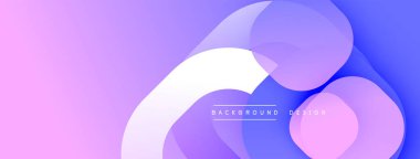 Soyut arkaplan, akan şekiller, mor renkler, beyaz örtüler. Metin elementli minimalist tasarım. Modern estetik.