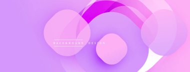 Soyut sıvı şekiller, pembe mor renkler, modern tasarım. Gradyan arka plan dinamik görsel efekt yaratır. Minimalist kompozisyon.