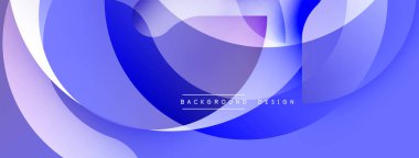 Soyut akışkan şekiller, mavi tonlar baskın. Üst üste binen katmanlar dinamik görsel efekt yaratır. Arka planlar için modern tasarım ögesi.