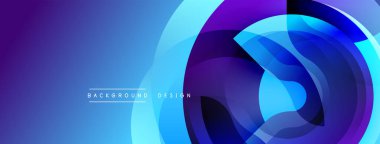 Soyut mavi mor tasarım. Eşmerkezli daireler dinamik görsel efekt yaratır. Sunumlar ve grafikler için modern arkaplan uygun.