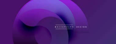Soyut mor gradyanlar akıcı şekiller oluşturur. Minimalist metin kompozisyon merkezli arkaplan tasarımı okur. Modern, canlı görsel.
