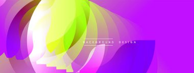 Soyut renkli katmanlar dinamik görsel akış yaratır. Parlak renkler harmanlanarak modern arkaplan tasarımı oluşturur. Yumuşak eğimler canlı estetik sunar.