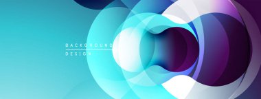 Soyut sıvı şekiller, canlı renkler, modern tasarım. Gradyan katmanlar derinlik, pürüzsüz geçişler ve görsel uyum yaratır..