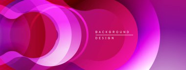 Soyut akışkan şekiller, canlı mor renkler, pürüzsüz eğimler. Arkaplan ve sunumlar için modern tasarım ögesi.