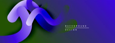 Soyut sıvı şekiller, canlı mor renkler, koyu arkaplan. Dijital projeler için modern tasarım öğesi. Yumuşak gradyanlar.