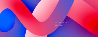 Soyut sıvı şekiller, canlı renklerin karışımı. Modern tasarım, pürüzsüz eğimler dinamik kompozisyon yaratır. Arkaplan yenilik ve enerji öneriyor.