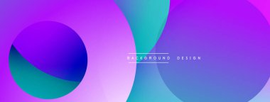 Soyut canlı katmanlar, mor, turkuaz renk karışımı. Modern tasarım elementleri dinamik görsel etki yaratır. Düzen eğimleri kompozisyona hakim.