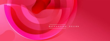 Soyut kırmızı tasarım akıcı katmanlar ve eğriler içerir. Sancaklar, sunumlar, web siteleri için modern arka plan mükemmel. Gradyan gölgeler derinlik oluşturur.