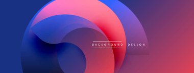 Soyut sıvı şekilleri örtüşür ve canlı renk değişimleri yaratır. Modern tasarım elementleri dinamik hareketi, pürüzsüz geçişleri önerir.