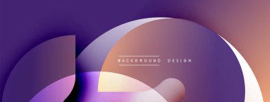 Soyut sıvı şekilleri mor, turuncu renkleri harmanlıyor. Modern tasarım gradyan arkaplan, ince metin örtüsü içerir. Minimalist estetik.