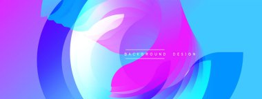 Soyut sıvı şekiller, canlı renklerin karışımı. Modern tasarım, dinamik kompozisyon, değişim etkisi. Projeler için mükemmel arkaplan.