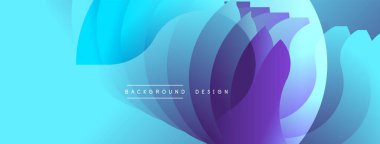 Soyut akışkan şekiller, canlı mavi mor gradyanlar. Modern tasarım, pürüzsüz kıvrımlar dinamik görsel efekt yaratır. Arkaplan dokusu.